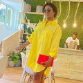 European and American large-size women's solid-color long-sleeved t-shirts